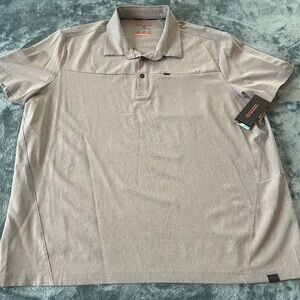 Hawke&Co Men's Gray Polo Performance SportswearShirt